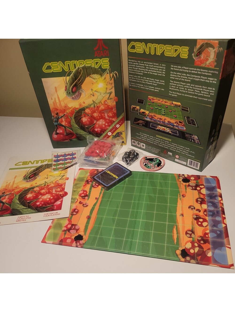 Atari Centipede Board Game By IDW Games